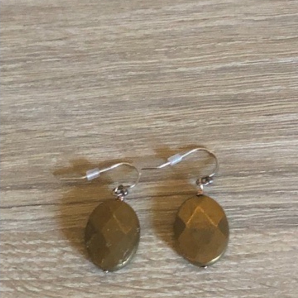 Studio Barse Gold Faceted Earrings
